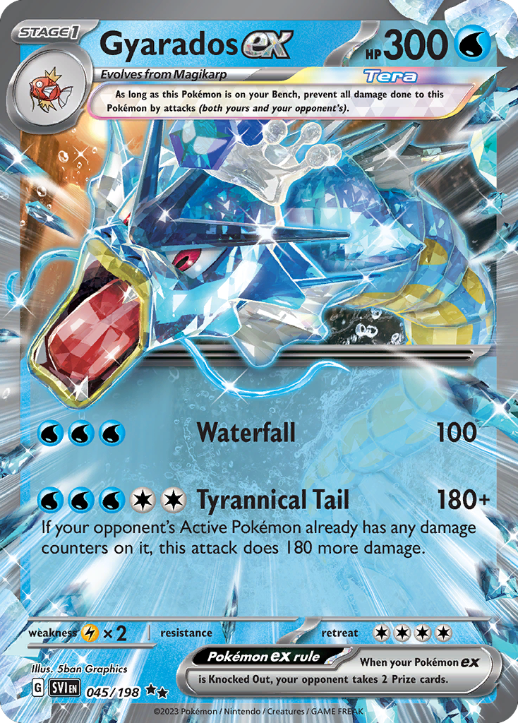 Gyarados ex - 45/198 Scarlet & Violet