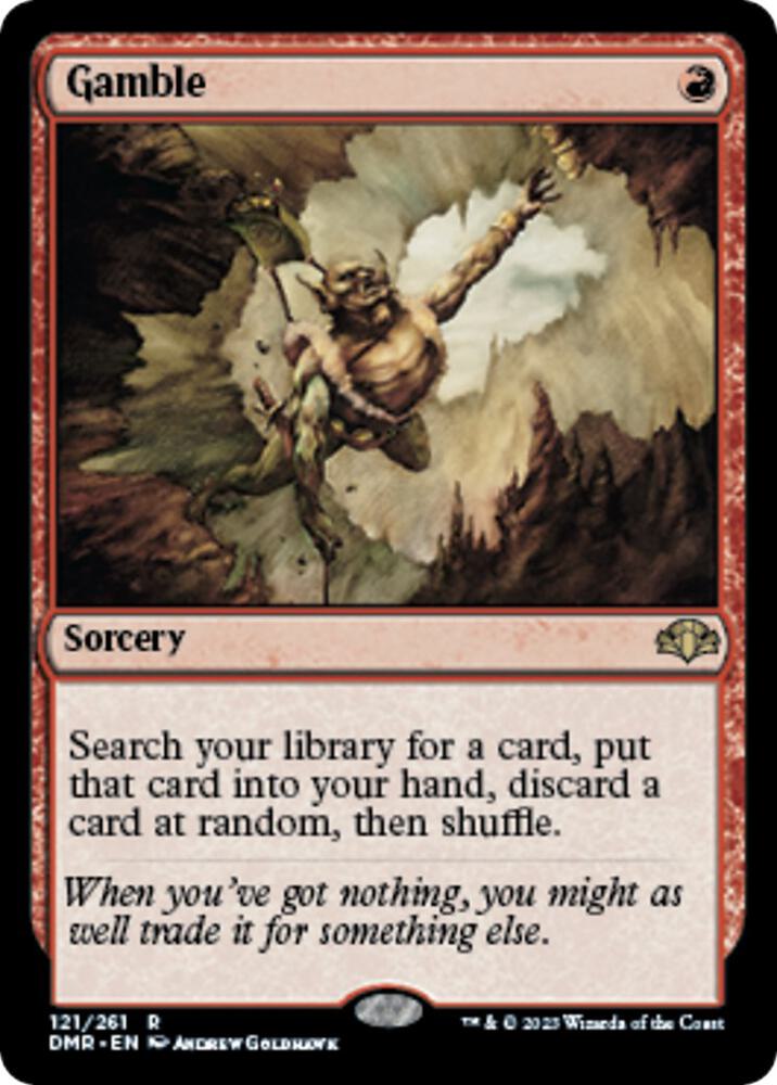 Gamble [Dominaria Remastered] 121