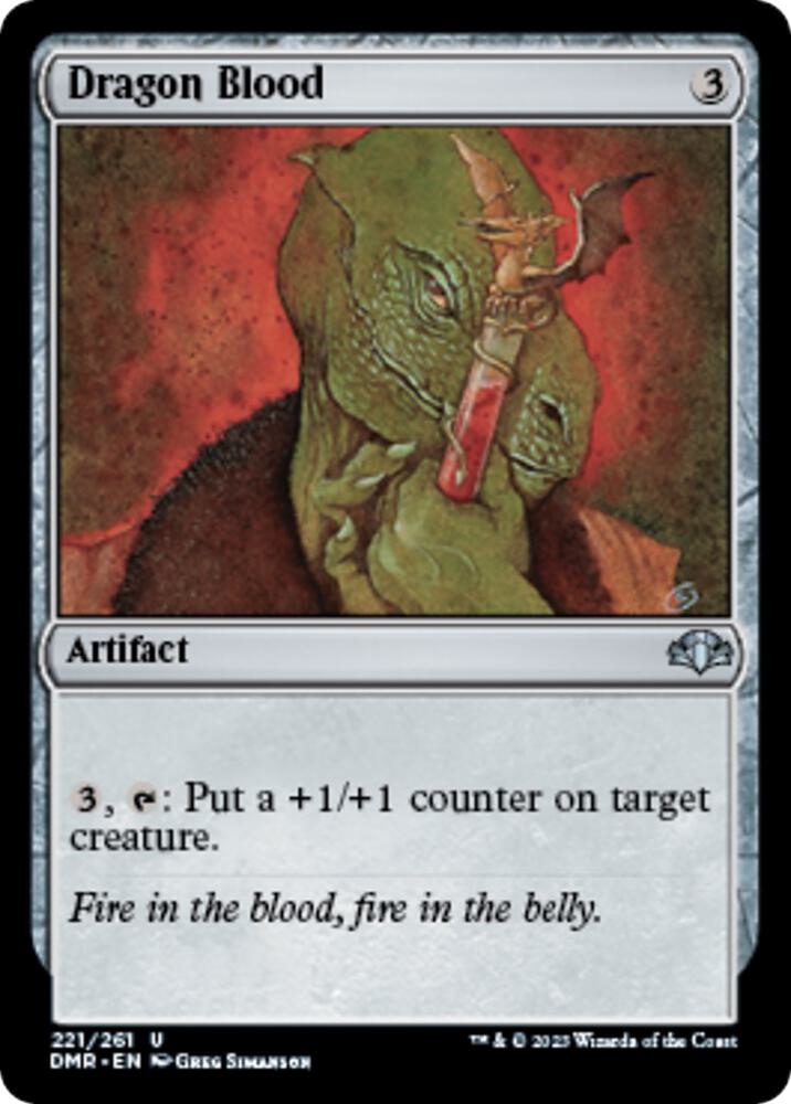 Dragon Blood [Dominaria Remastered] 221