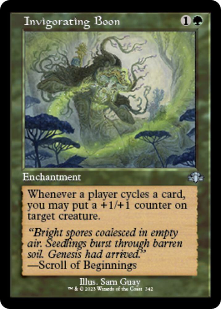 Invigorating Boon (Retro Frame) [Dominaria Remastered] 342