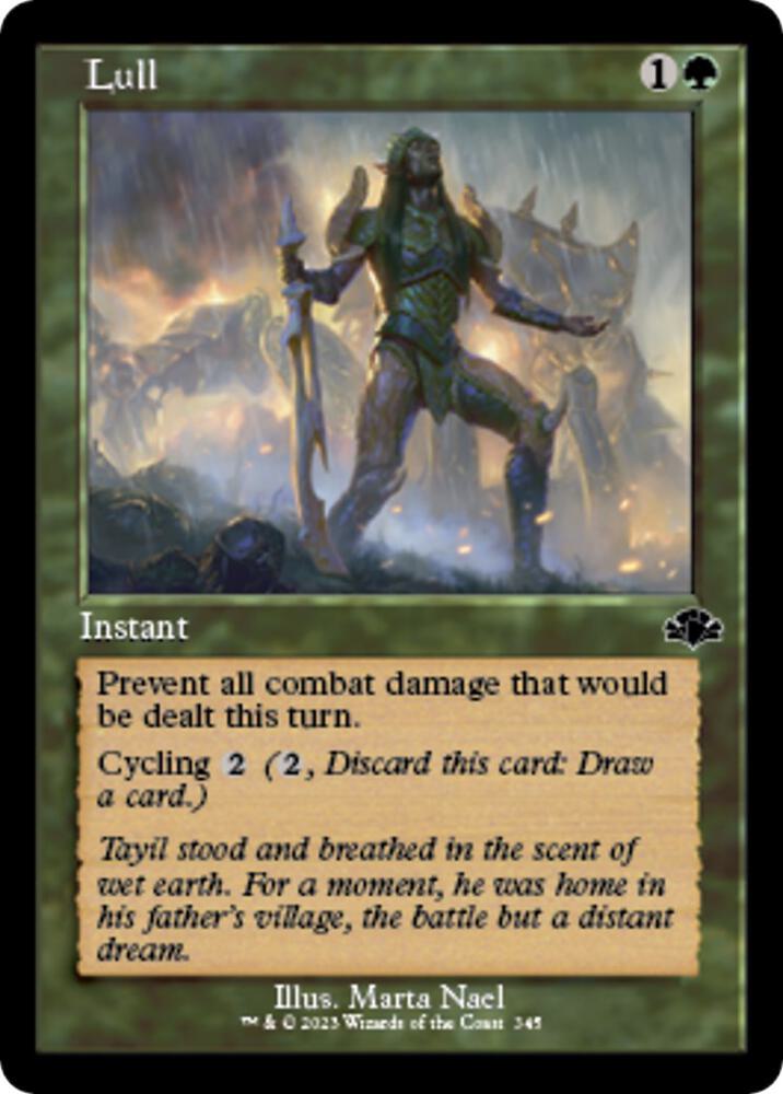 Lull (Retro Frame) [Dominaria Remastered] 345