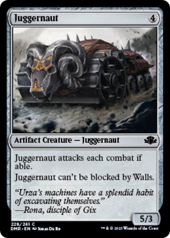 Juggernaut [Dominaria Remastered] 228