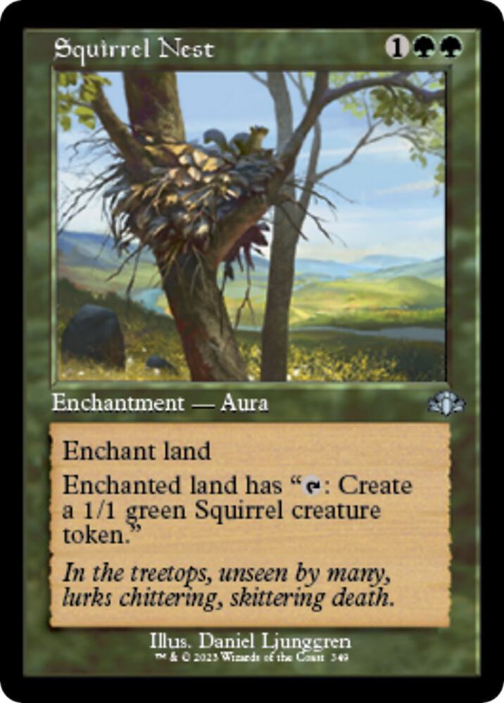 Squirrel Nest (Retro Frame) [Dominaria Remastered] 349
