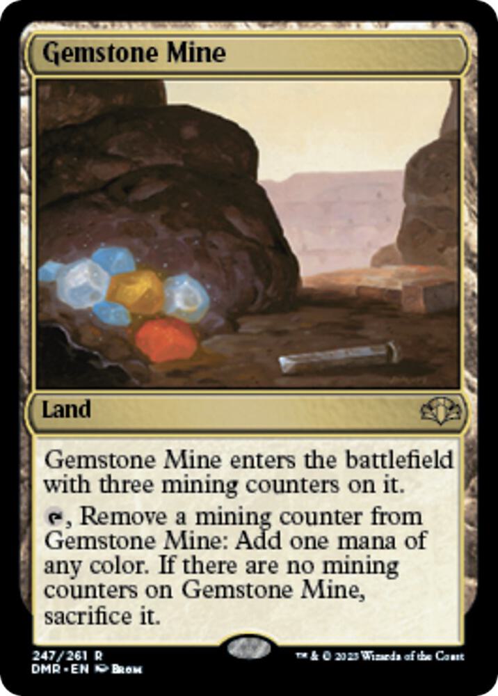 Gemstone Mine [Dominaria Remastered] 247