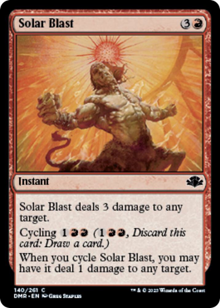 Solar Blast [Dominaria Remastered] 140
