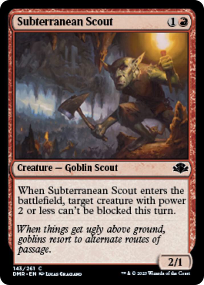 Subterranean Scout [Dominaria Remastered] 143