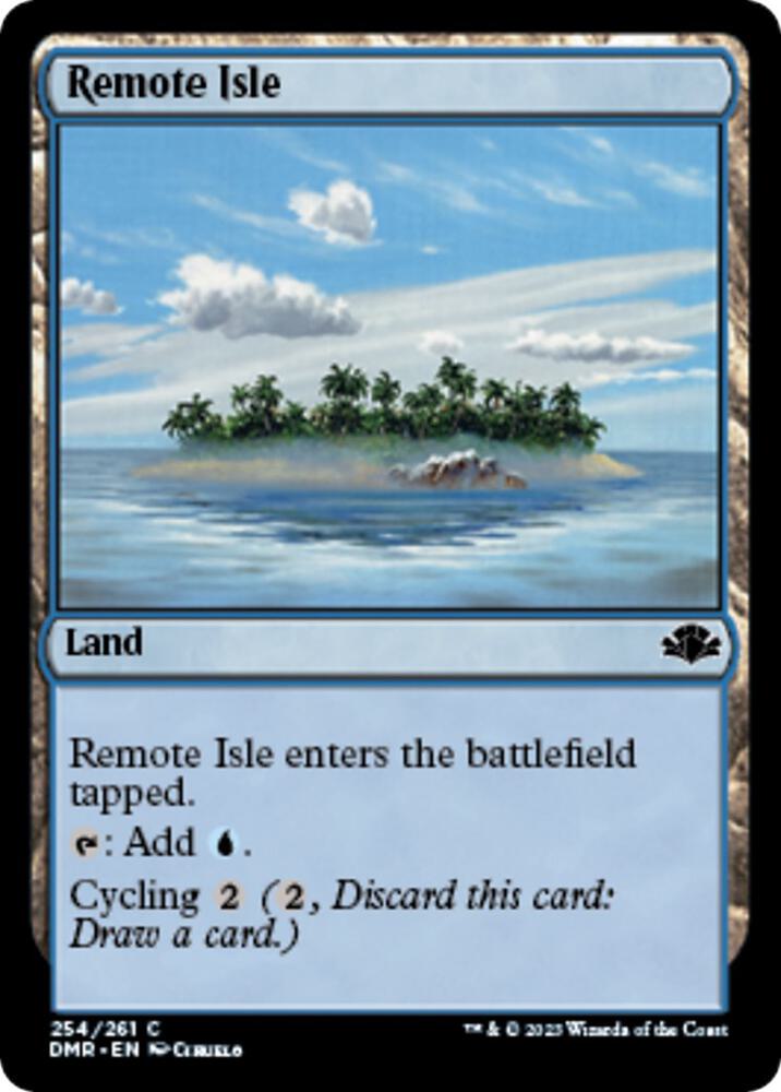 Remote Isle [Dominaria Remastered] 254