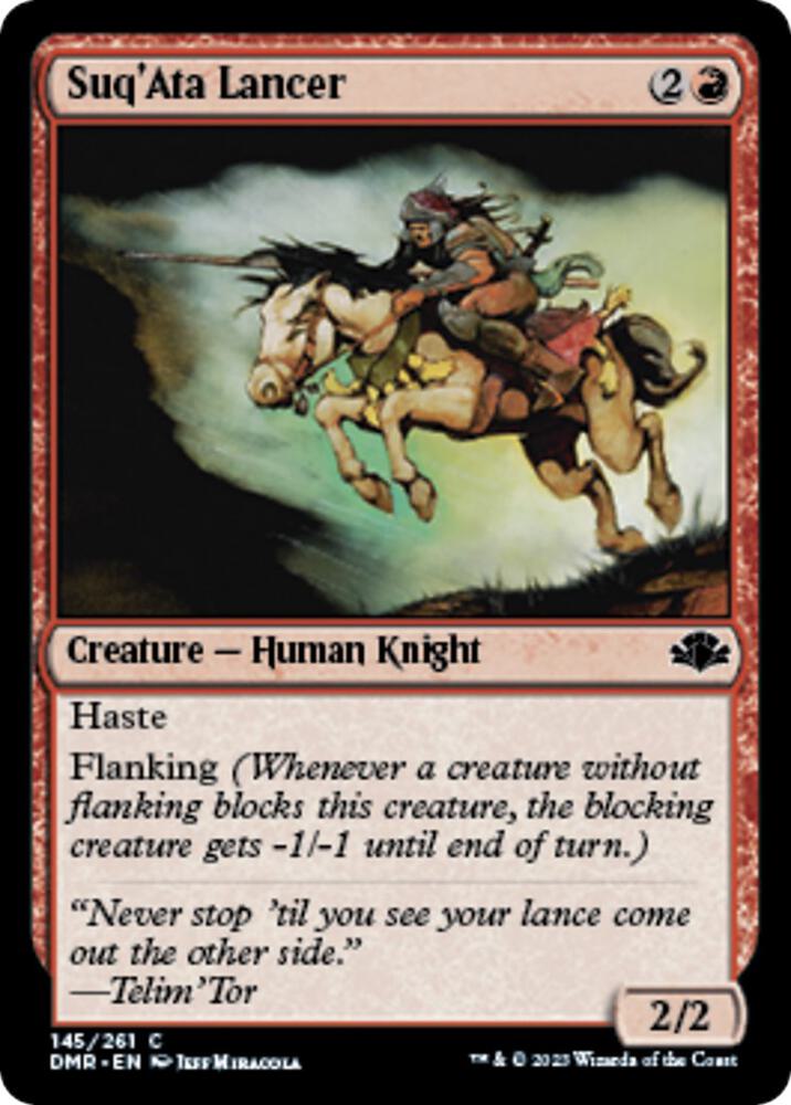 Suq'Ata Lancer [Dominaria Remastered] 145