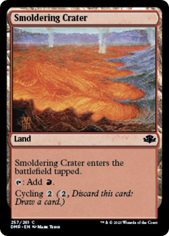 Smoldering Crater [Dominaria Remastered] 257