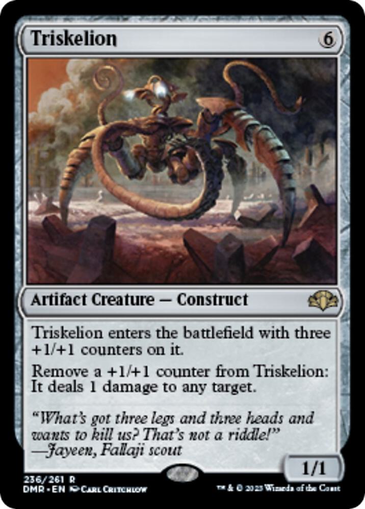 Triskelion [Dominaria Remastered] 236