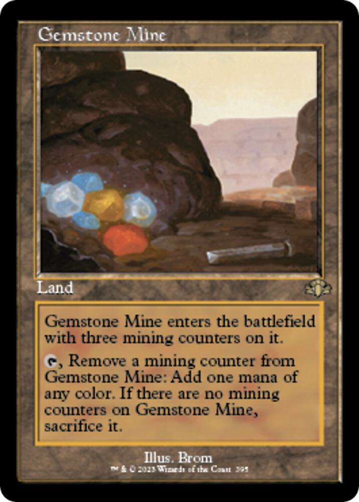 Gemstone Mine (Retro Frame) [Dominaria Remastered] 395