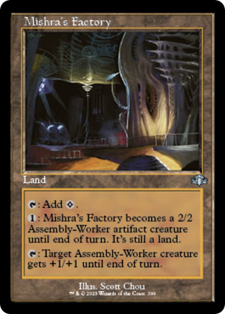 Mishra's Factory (Retro Frame) [Dominaria Remastered] 399
