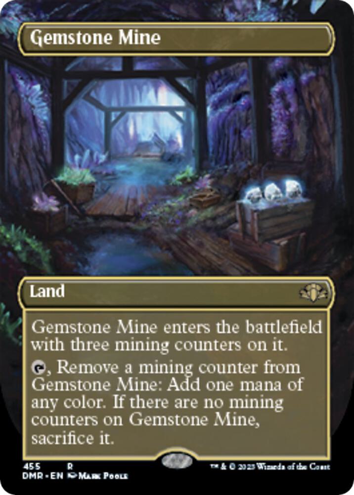 Gemstone Mine (Borderless) [Dominaria Remastered] 455