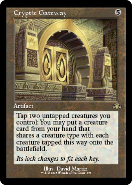 Cryptic Gateway (Retro Frame) [Dominaria Remastered] 376
