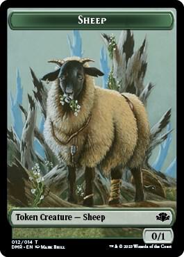 Sheep Token [Dominaria Remastered] 12