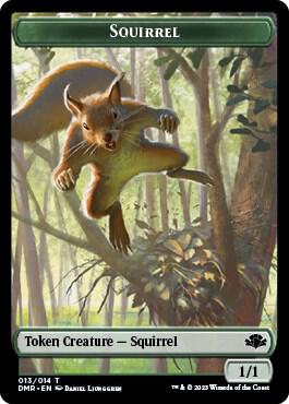 Squirrel Token [Dominaria Remastered] 13