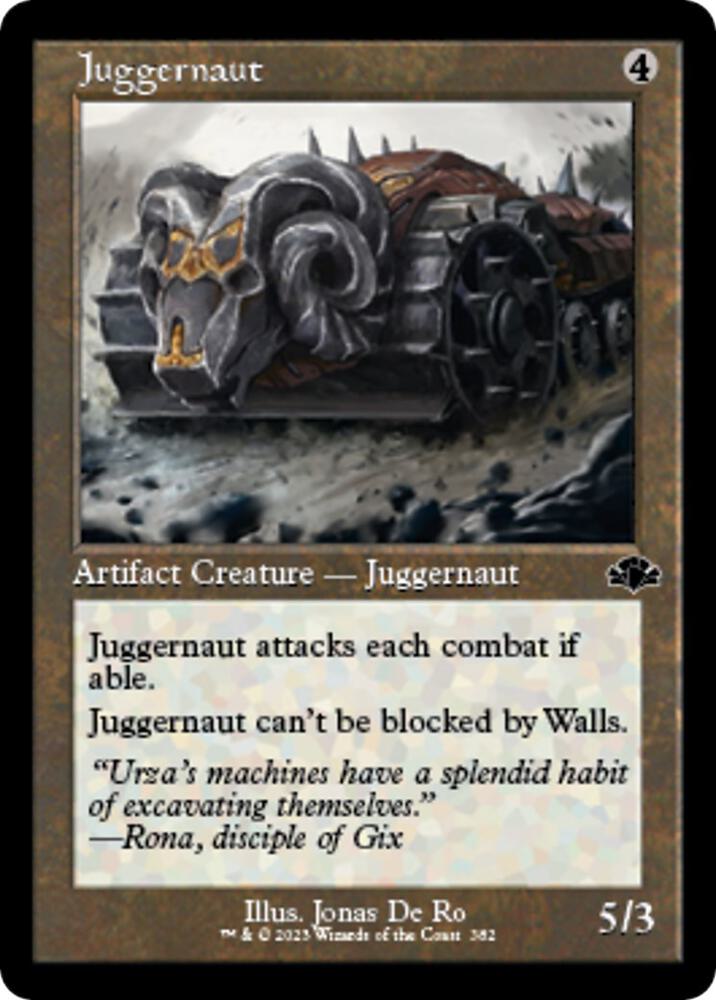 Juggernaut (Retro Frame) [Dominaria Remastered] 382