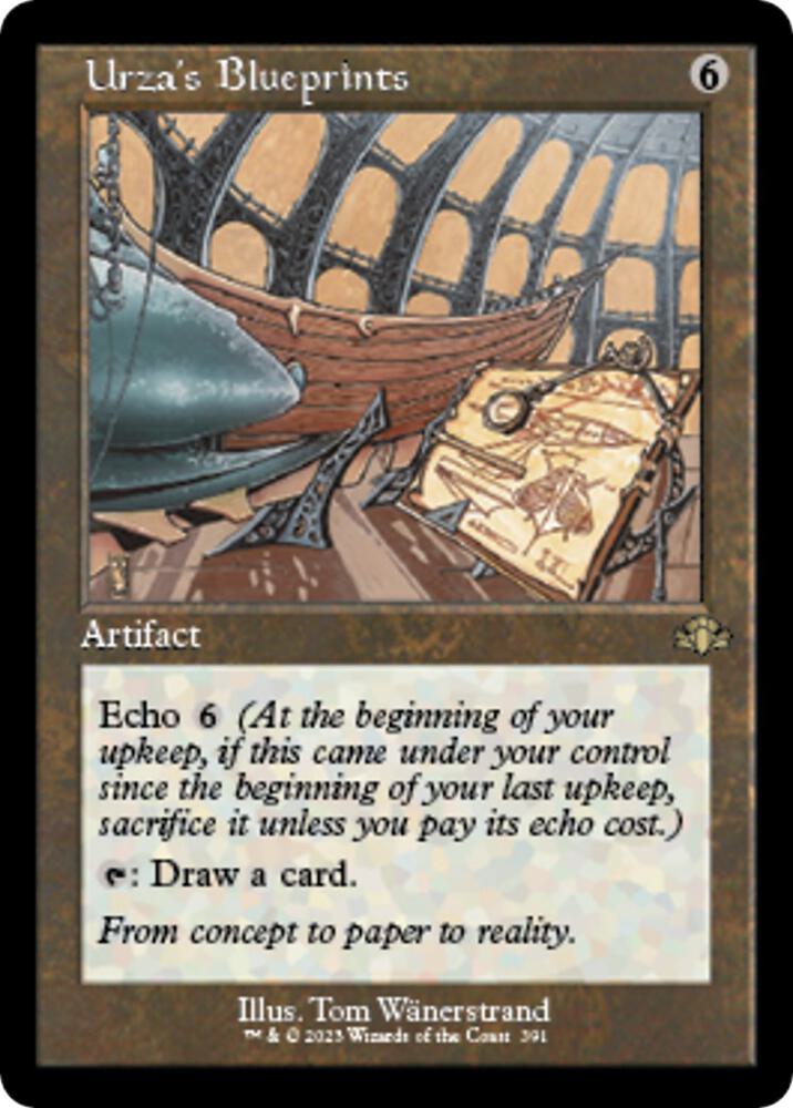 Urza's Blueprints (Retro Frame) [Dominaria Remastered] 391
