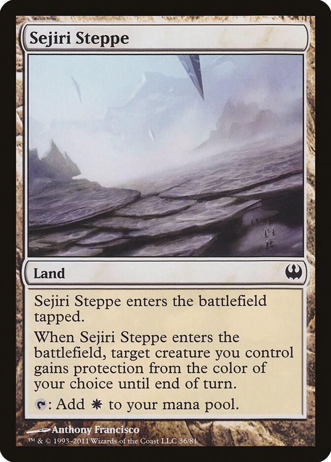 Sejiri Steppe [Duel Decks: Knights vs. Dragons] 36