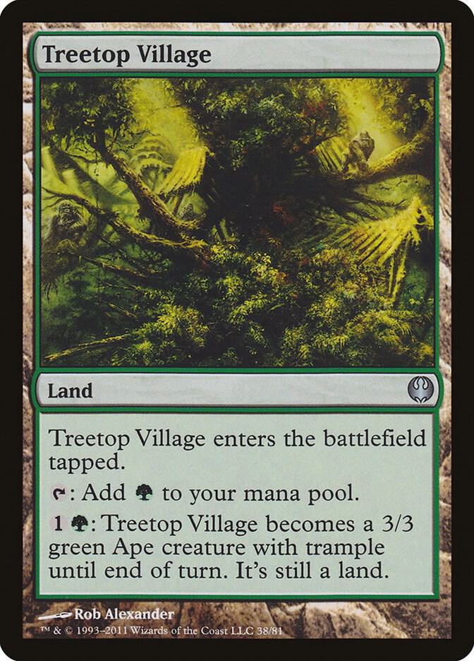 Treetop Village [Duel Decks: Knights vs. Dragons] 38
