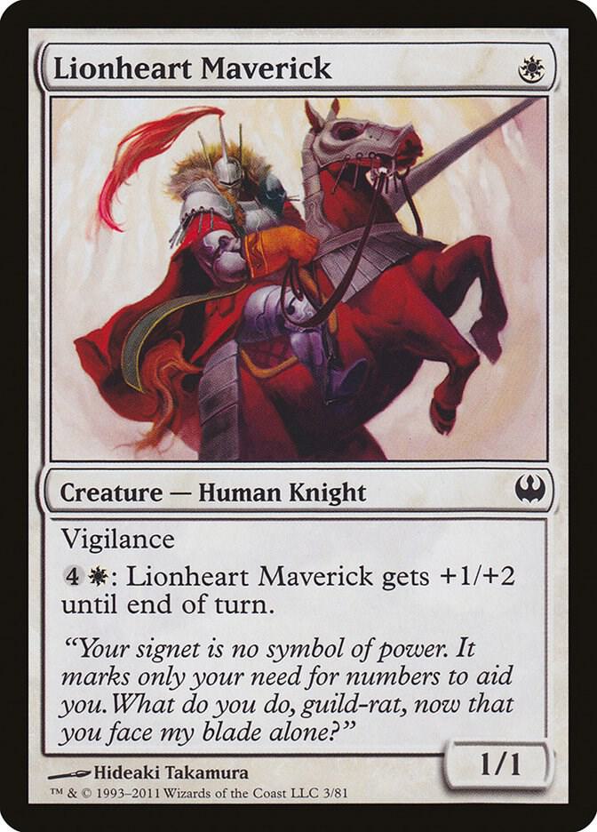 Lionheart Maverick [Duel Decks: Knights vs. Dragons] 3