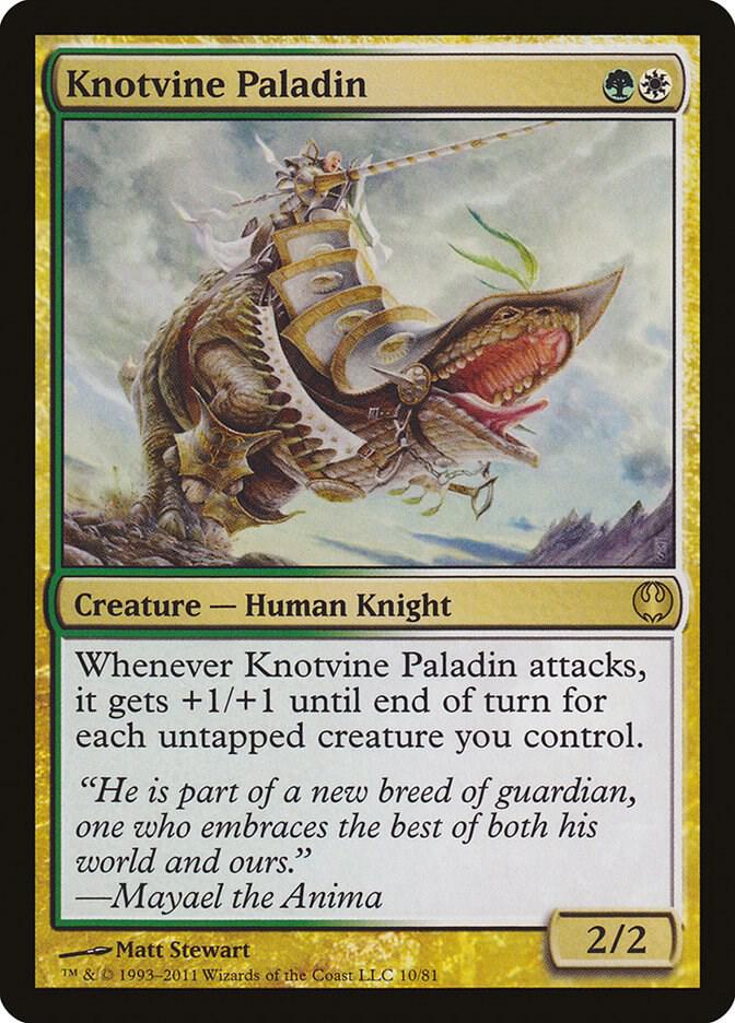 Knotvine Paladin [Duel Decks: Knights vs. Dragons] 10