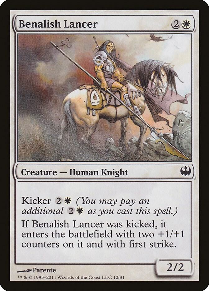 Benalish Lancer [Duel Decks: Knights vs. Dragons] 12