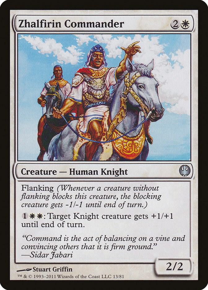 Zhalfirin Commander [Duel Decks: Knights vs. Dragons] 13