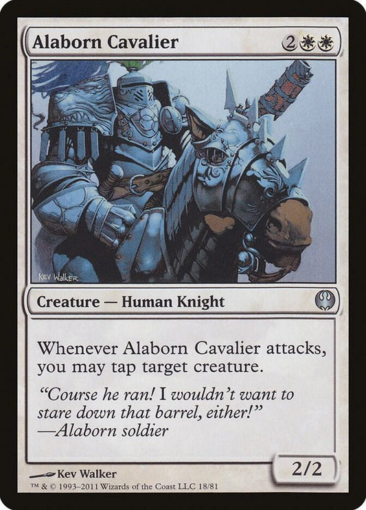 Alaborn Cavalier [Duel Decks: Knights vs. Dragons] 18