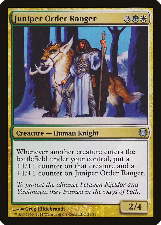 Juniper Order Ranger [Duel Decks: Knights vs. Dragons] 21