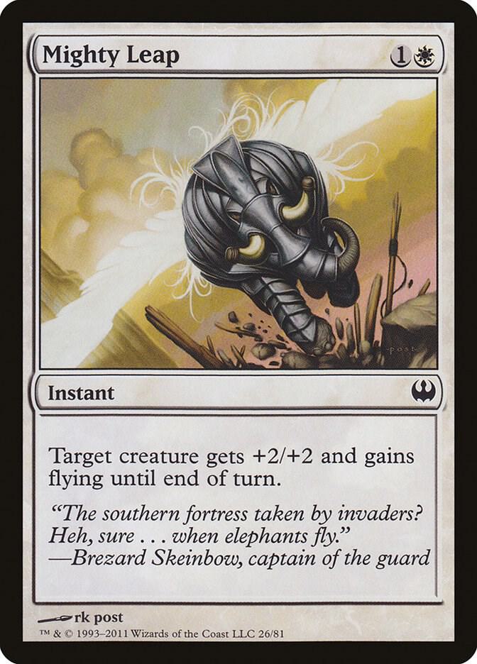 Mighty Leap [Duel Decks: Knights vs. Dragons] 26