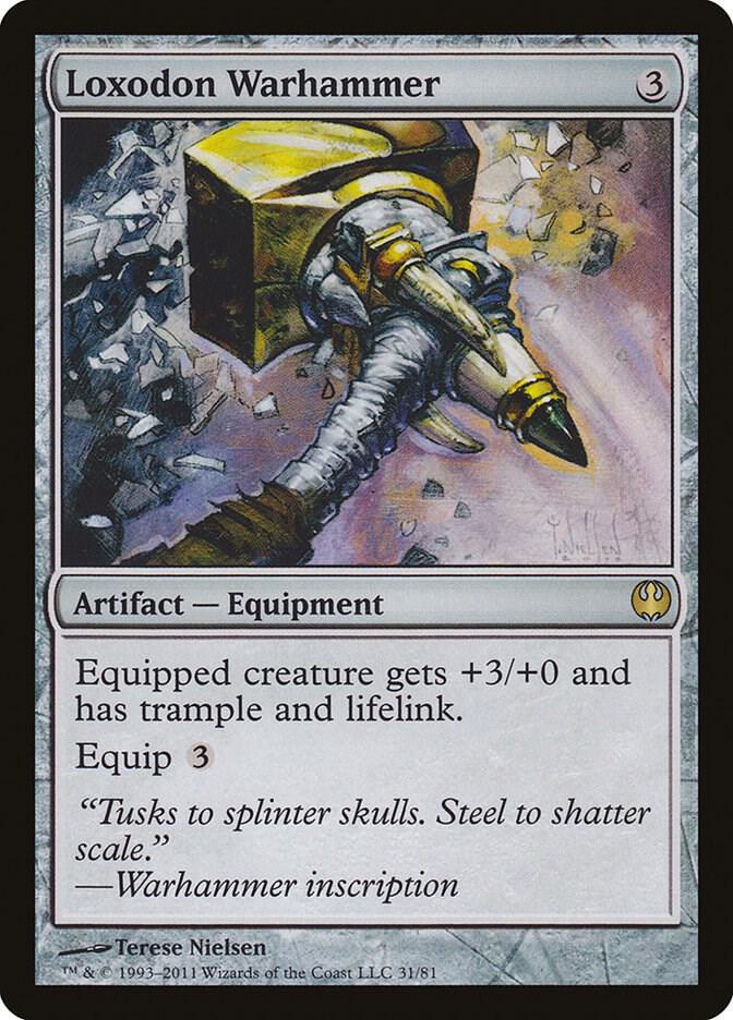Loxodon Warhammer [Duel Decks: Knights vs. Dragons] 31