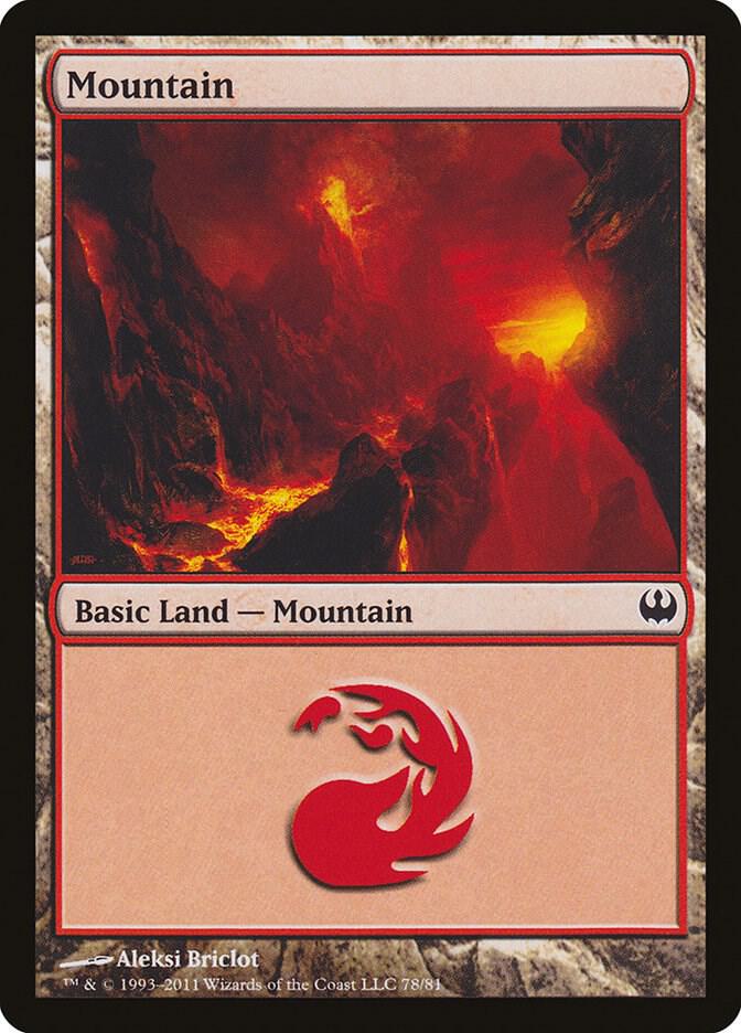 Mountain (78) [Duel Decks: Knights vs. Dragons] 78