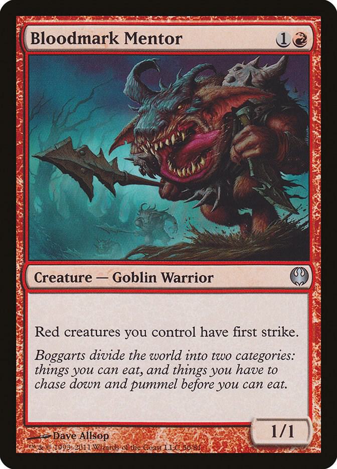 Bloodmark Mentor [Duel Decks: Knights vs. Dragons] 50