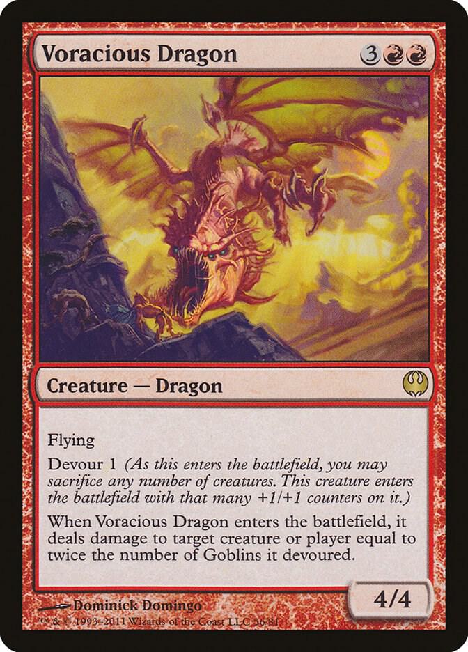 Voracious Dragon [Duel Decks: Knights vs. Dragons] 56