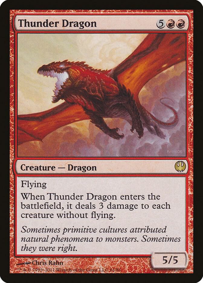 Thunder Dragon [Duel Decks: Knights vs. Dragons] 61