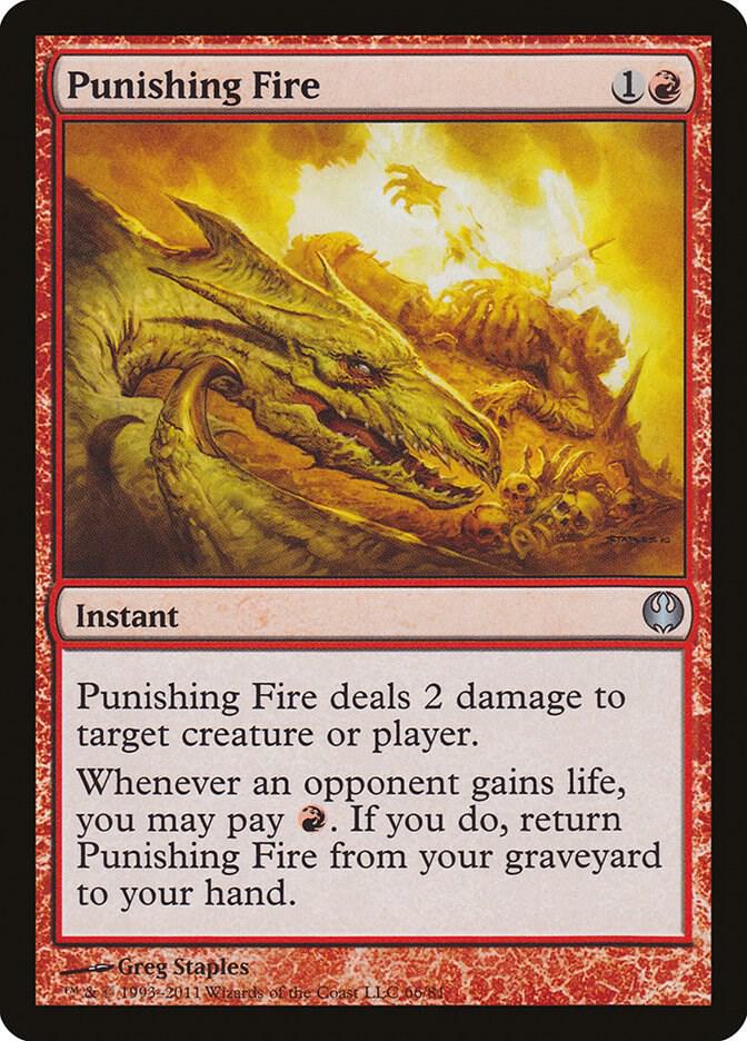 Punishing Fire [Duel Decks: Knights vs. Dragons] 66