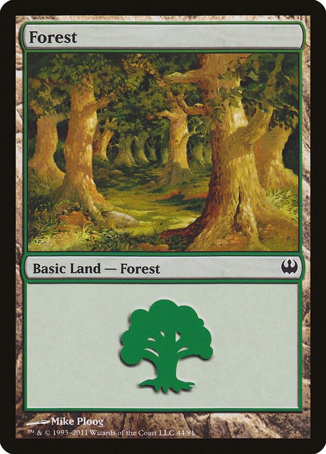 Forest (44) [Duel Decks: Knights vs. Dragons] 44