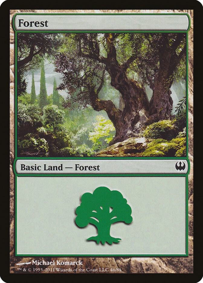 Forest (46) [Duel Decks: Knights vs. Dragons] 46