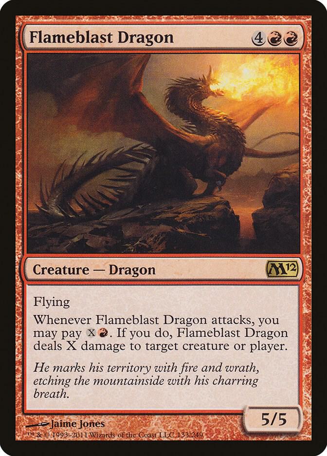 Flameblast Dragon [Magic 2012 (M12)] 133