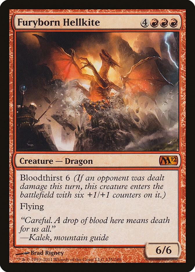 Furyborn Hellkite [Magic 2012 (M12)] 135