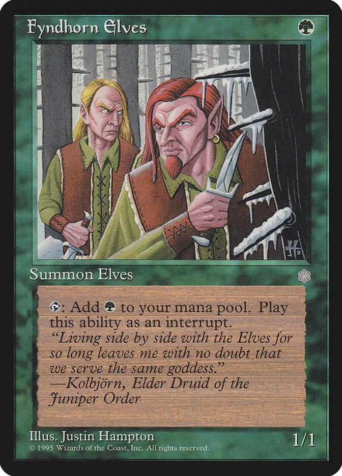 Fyndhorn Elves [Ice Age] 132