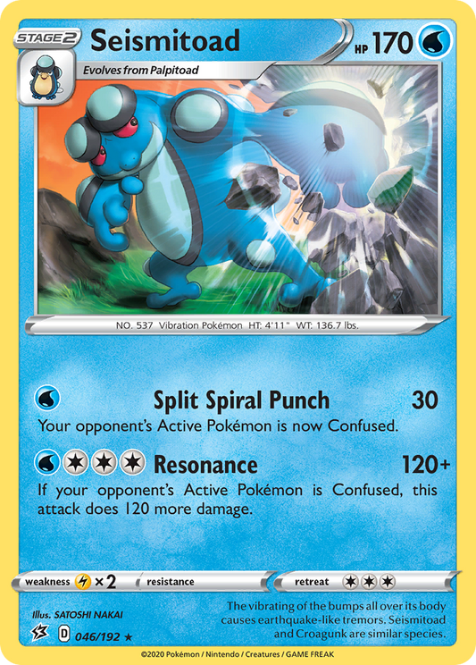 Seismitoad - 46/192 Rebel Clash