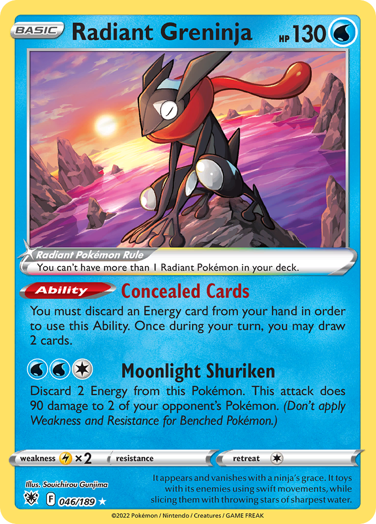 Radiant Greninja - 46/189 Astral Radiance