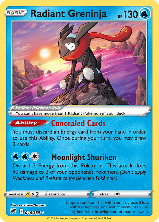 Radiant Greninja - 46/189 Astral Radiance