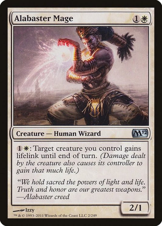 Alabaster Mage [Magic 2012 (M12)] 2