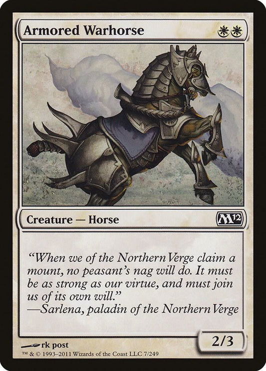 Armored Warhorse [Magic 2012 (M12)] 7