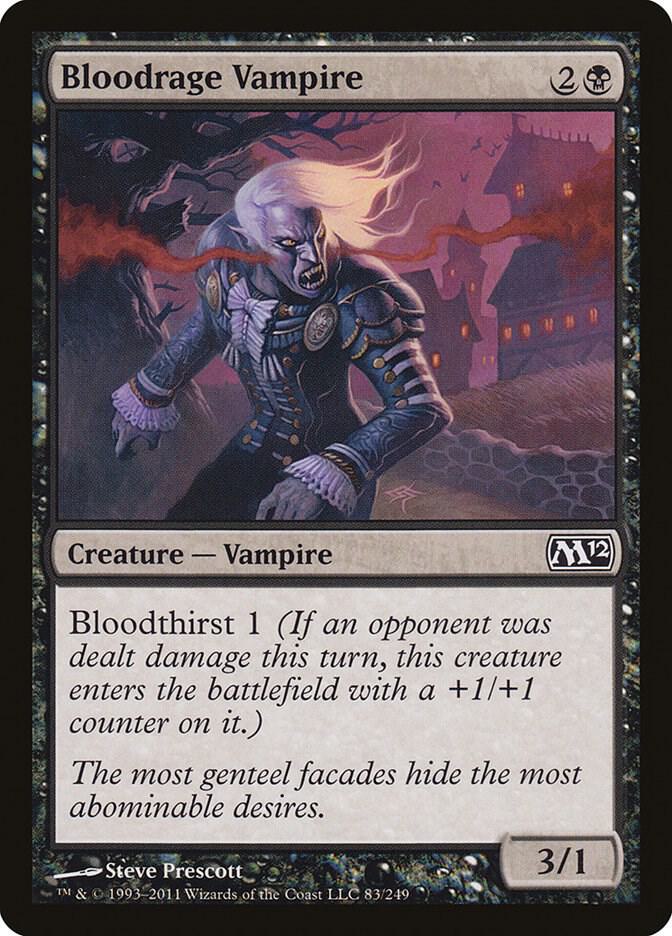Bloodrage Vampire [Magic 2012 (M12)] 83