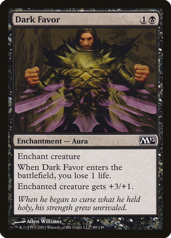 Dark Favor [Magic 2012 (M12)] 89