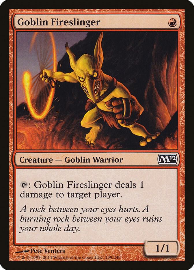 Goblin Fireslinger [Magic 2012 (M12)] 139